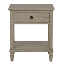Victoria - Bedside Table With Drawer And Shelf by HouseOfZazla