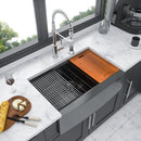 Farmhouse Kitchen Sink Workstation, Apron Front by HouseOfZazla