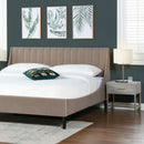Aspen - Vertical Tufted Modern Headboard Platform Bed Set by Unique Piece Furniture