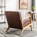 Classic Mid-Century Modern Accent Chairs, Open Framed Armchair With Cushioning by HouseOfZazla