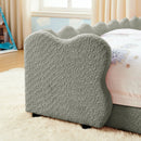 Cute Dinosaur Shaped Bed With Safety Guardrail, Toddler Frame by Unique Piece Furniture