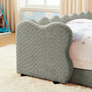 Cute Dinosaur Shaped Bed With Safety Guardrail, Toddler Frame by HouseOfZazla