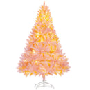 HOMCOM 6' Tall Prelit Christmas Tree