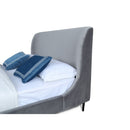 Heather - Upholstered Bed With Curved Headboard by HouseOfZazla