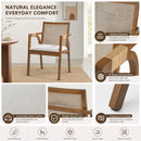 7-Piece Dining Table Set for 6, 71" Rectangular