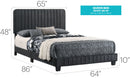 Channel Tufted Bed by HouseOfZazla