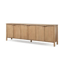 Nolan - 6 Door Sideboard - Brown by HouseOfZazla