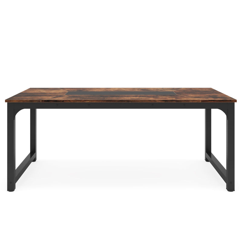 Rectangular Kitchen & Dining Room Table - Brown / Black, photo 10 of 11
