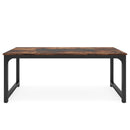 Rectangular Kitchen & Dining Room Table - Brown / Black