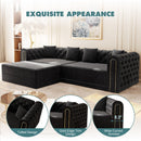 3-In-1 Convertible Sleeper Sofa With Movable Ottoman For Living Room by HouseOfZazla