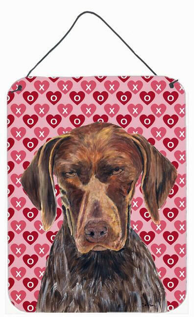 German Shorthaired Pointer Hearts Love Valentine's Day Wall Door Hanging Prints