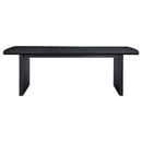 Mason - Removable Extension Leaf Dining Table - Black