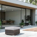 Stylish Outdoor Ottoman With Cushion For Comfort by Unique Piece Furniture