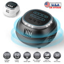 Ultrasonic Rodent Chaser Rat Repellent Pest Driver Mouse Control Squirrel Repeller with 4 Modes 4-65KHz Strobe Light 4 Timer 1292sq.ft. Coverage for R