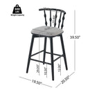 Doria Indoor Wooden Barstool