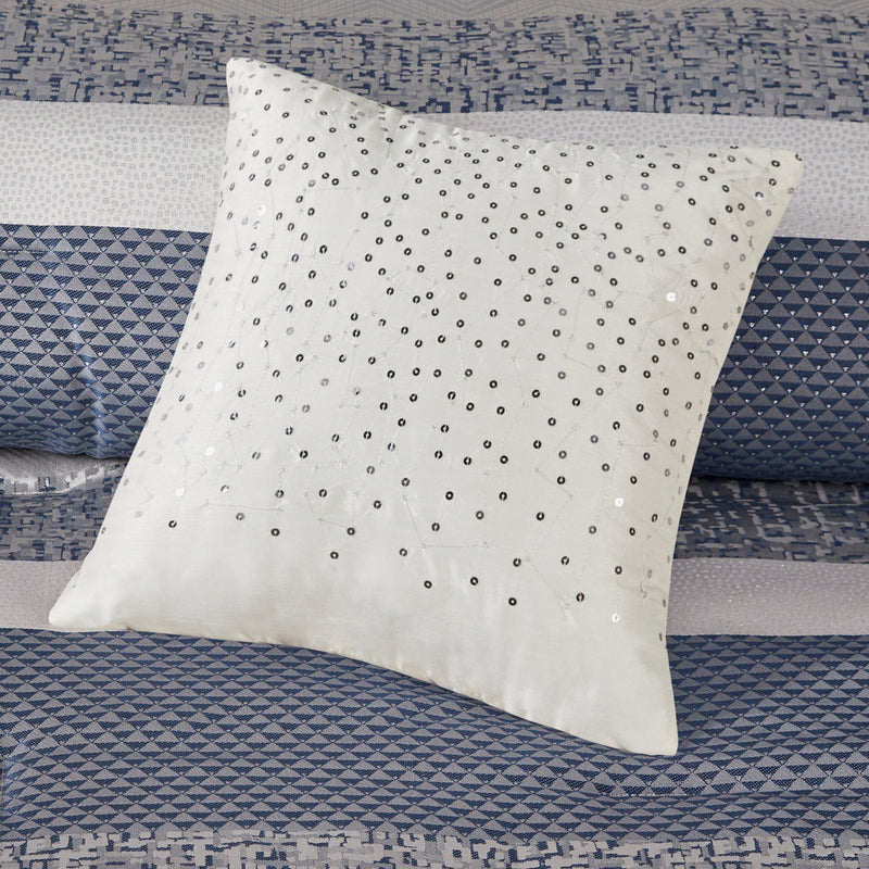 7 Piece Jacquard Comforter Set, photo 10 of 10