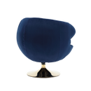 360 Degree Swivel Cuddle Barrel Accent Chairs, Round Armchairs with Wide Upholstered, Fluffy Fabric Chair for Living Room, Bedroom, Office, Waiting Rooms