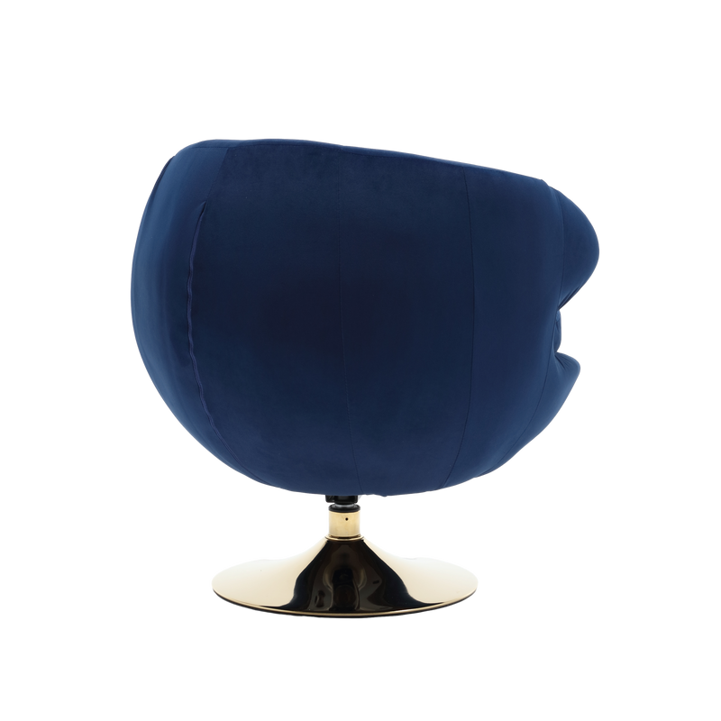 360 Degree Swivel Cuddle Barrel Accent Chairs, Round Armchairs with Wide Upholstered, Fluffy Fabric Chair for Living Room, Bedroom, Office, Waiting Rooms