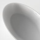 67 Inch Freestanding Solid Surface Soaking Bathtub