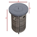 Outdoor Fire Pit Table With Lid by HouseOfZazla