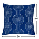 Holiday Throw Pillow With Snowflake Embroidery by Unique Piece Furniture