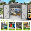 Outdoor Storage Shed With Lockable Doors by HouseOfZazla