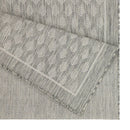 Sunshine - 5'3" X 7'3" Indoor, Outdoor Polypropylene Area Rug - Silver