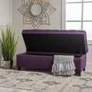 Juliana Storage Ottoman With Birch Legs by HouseOfZazla