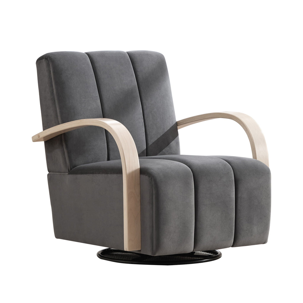 360° Swivel Accent Chair With Armrests, photo 2 of 8