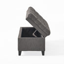 Juliana Storage Ottoman With Birch Legs by HouseOfZazla