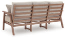 Grover Beach - Sofa With Cushion - Driftwood by Unique Piece Furniture