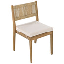U_Style Multi-Person Outdoor Acacia Wood Dining Table and Chair Set by HouseOfZazla