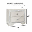 3 Piece Bedroom Set, Bed With LED Lights And 2 Nightstands by HouseOfZazla