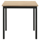 Garza 5-piece Space Saving Rectangular Dining Table Greige Oak