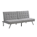Modern Sofa Bed With Wood Frame And Stainless Legs by HouseOfZazla