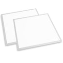 2Pcs 72W 2 2FT LED Panel Light 3800LM Flat Ceiling Light with 3 Lighting Color Temperature Equivalent LED Troffer Recessed Edge-Lit Switchable CCT 110