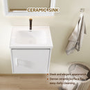 20" Floating Bathroom Vanity, Wall Mounted Plywood Cabinet