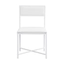 TOPMAX Modern Compact 63-inch 5-Piece Extendable Dining Table Set