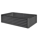 6x3x1.5ft Galvanized Raised Garden Bed by HouseOfZazla