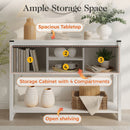 Farmhouse Entryway Table With Sliding Barn Door by HouseOfZazla