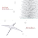 HOMCOM 7' Artificial Pencil Christmas Tree