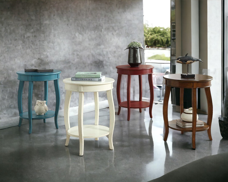 Aberta Side Table in Red