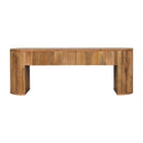 Solid Wood Soba Straight Media Unit