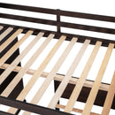 Loft Bed With A Twin Size Standalone Bed, Shelves, Desk, And Wardrobe by HouseOfZazla