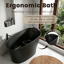51" Solid Surface Oval Freestanding Bathtub