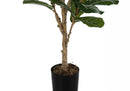 47" Tall Artificial Fiddle Tree Indoor Faux Plant by HouseOfZazla