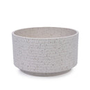 2 Pieces Ceramic Flowerpot Set, Milk White