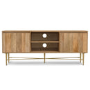 Fallon - TV Media Stand - Natural by HouseOfZazla