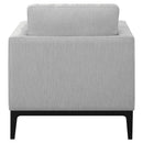 Saba - Upholstered Chair With Reversible Cushions - Gray by HouseOfZazla