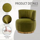 360 Degree Swivel Cuddle Barrel Accent Sofa Chair by Unique Piece Furniture